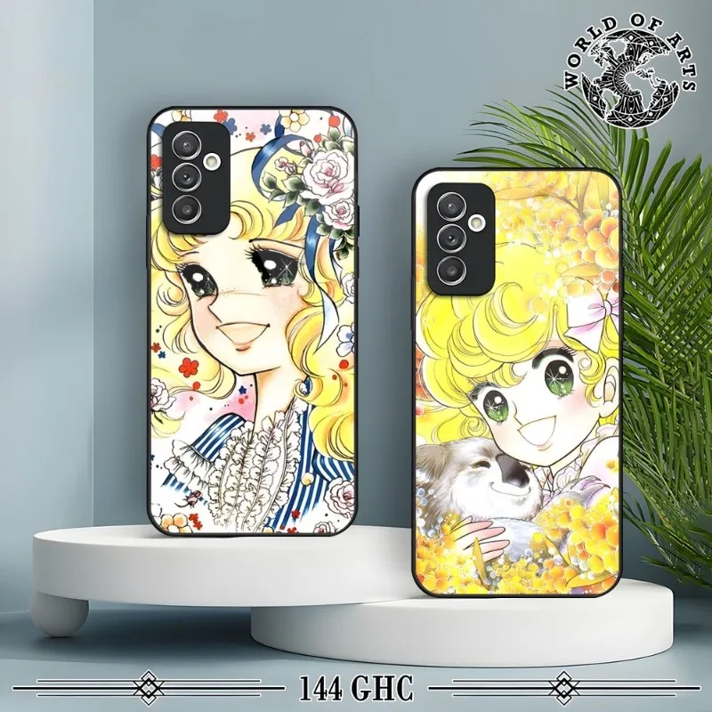 Anime Manga Candy Candy Phone Case Per Samsung S20 S30 S32 S21 S23 S8 S9 S10E Note 20 10 Pro Ultra Plus Glass Cover