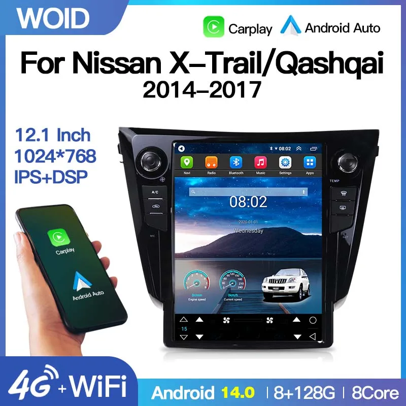 日産エクストレイル用カーラジオ,メディアプレーヤー,ビデオ,GPS 