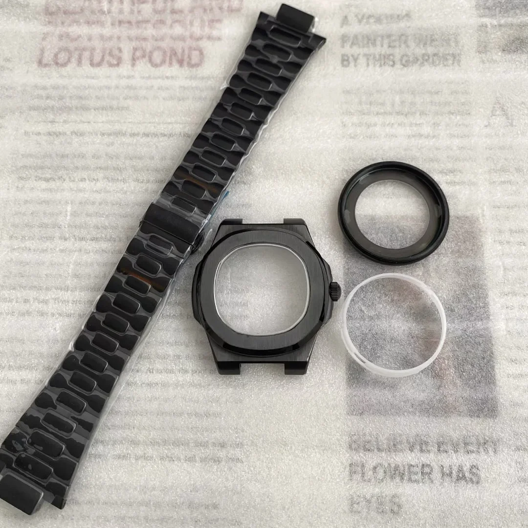 

39 мм часы оболочка сапфировое стекло часы из нержавеющей стали ремешок с пряжкой-бабочкой подходит для NH36 NH35 механизм оптовая продажа 904L