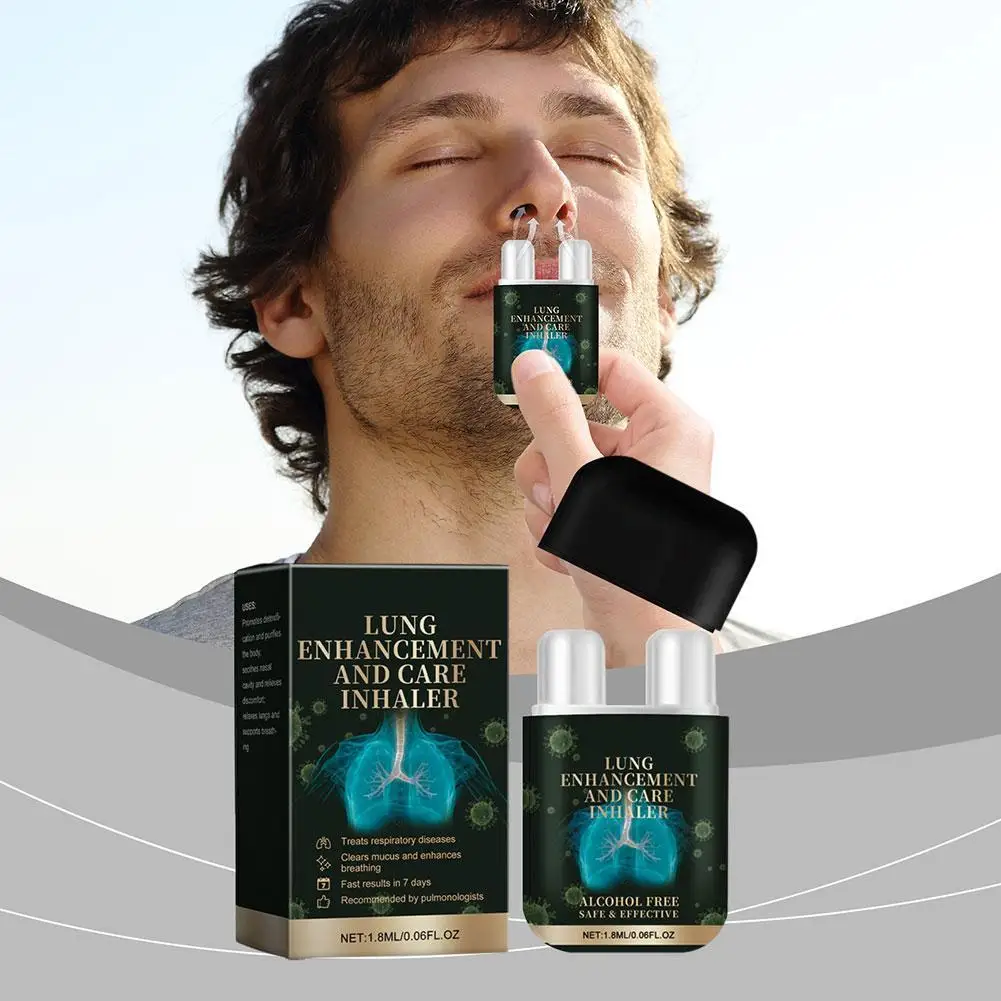 Lung Care Inhaler Nasal Inhaler Liver Cleansing Herbal Repair Nasal Box Quick Natural Long Lasting Inhalers Stick nasal inhaler