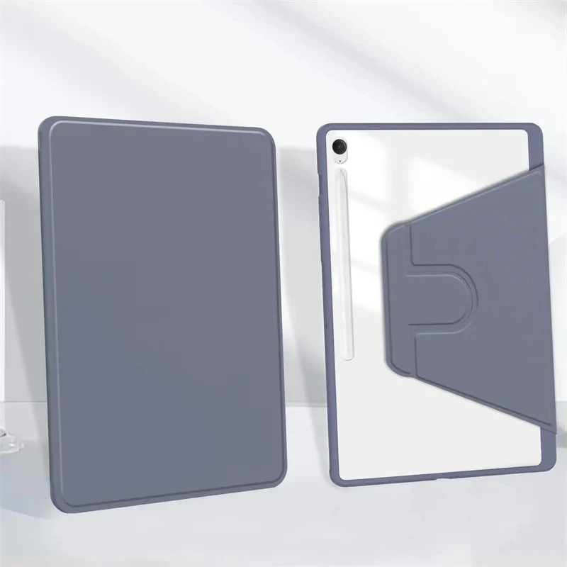 Acrylic 360 Rotation Tablet Case with Pencil Holder