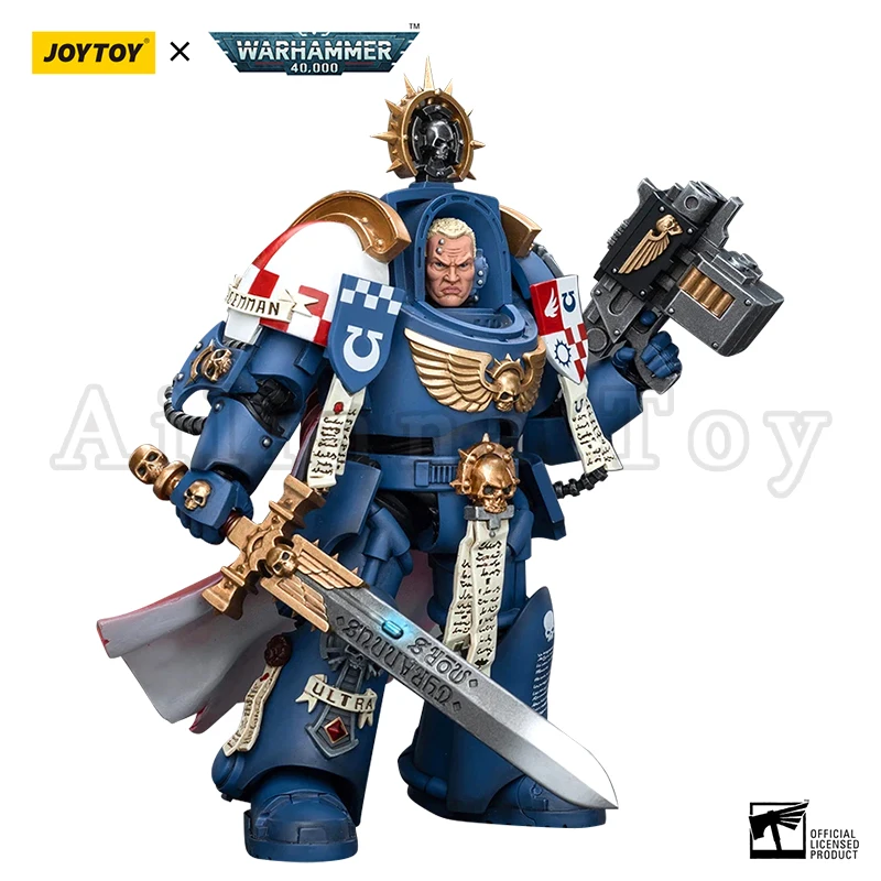 [Pre-Ordine] Joytoy 1/18 Action Figure 40K Ultra Marines Terminator Captain Gravus Agemman Free S