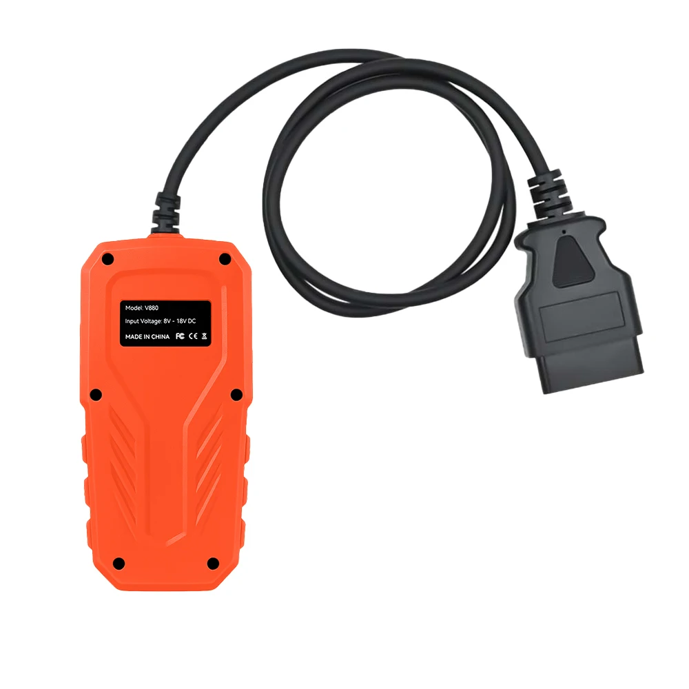 V880 Car Diagnostic Scanner Engine Check Car Code Reader Obd2 Diagnostic Tool Multi-Language On-Board