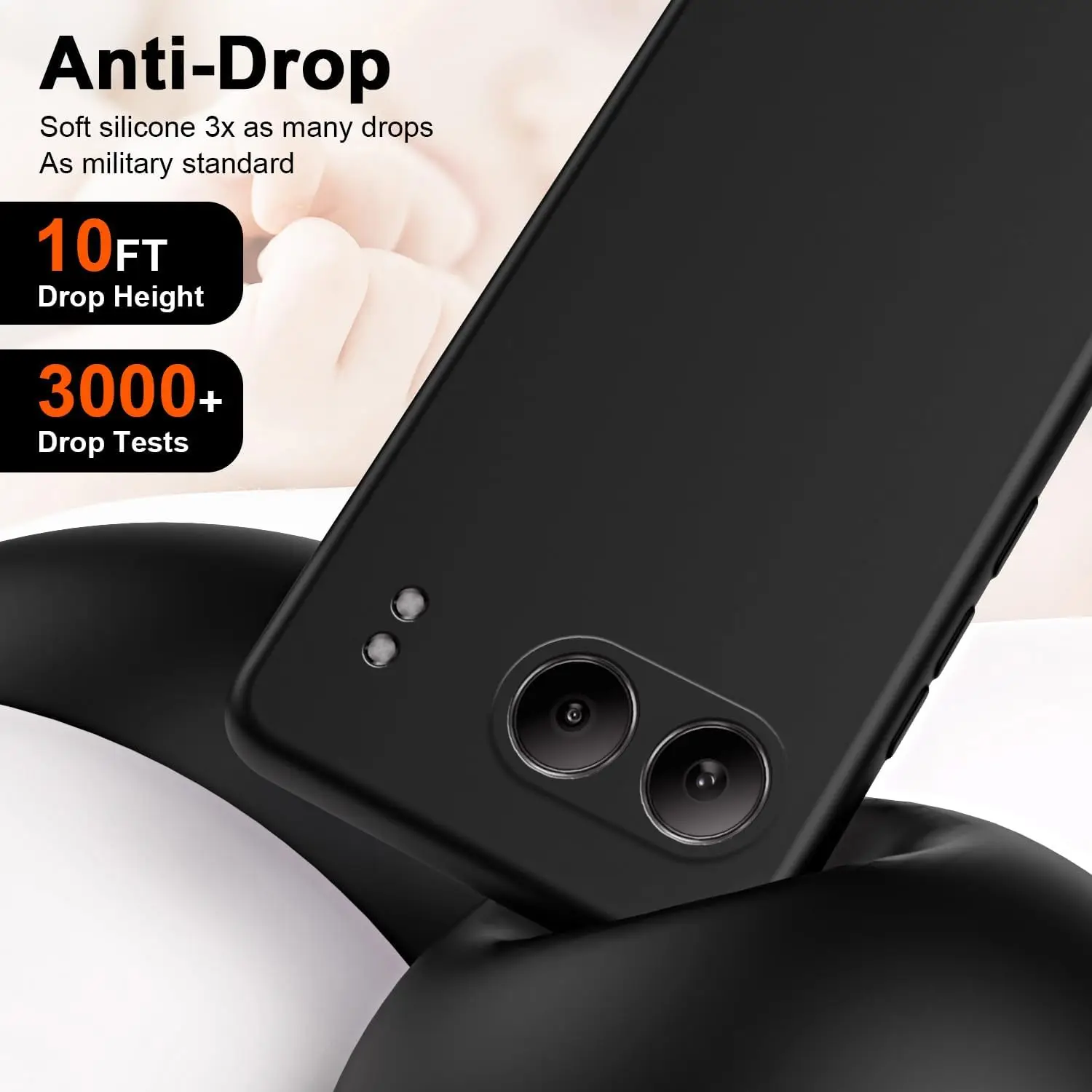 Flexible Liquid Silicone TPU Protective Phone Case Cover