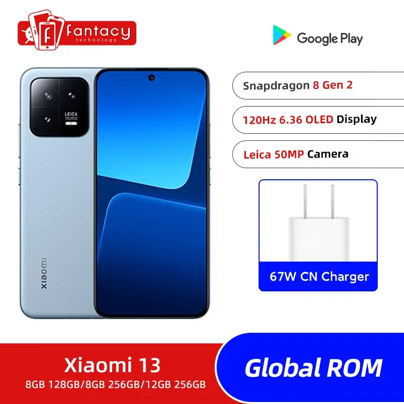Xiaomi 13 5g global rom snapdragon 8 gen 2 54mp dreifach kamera 