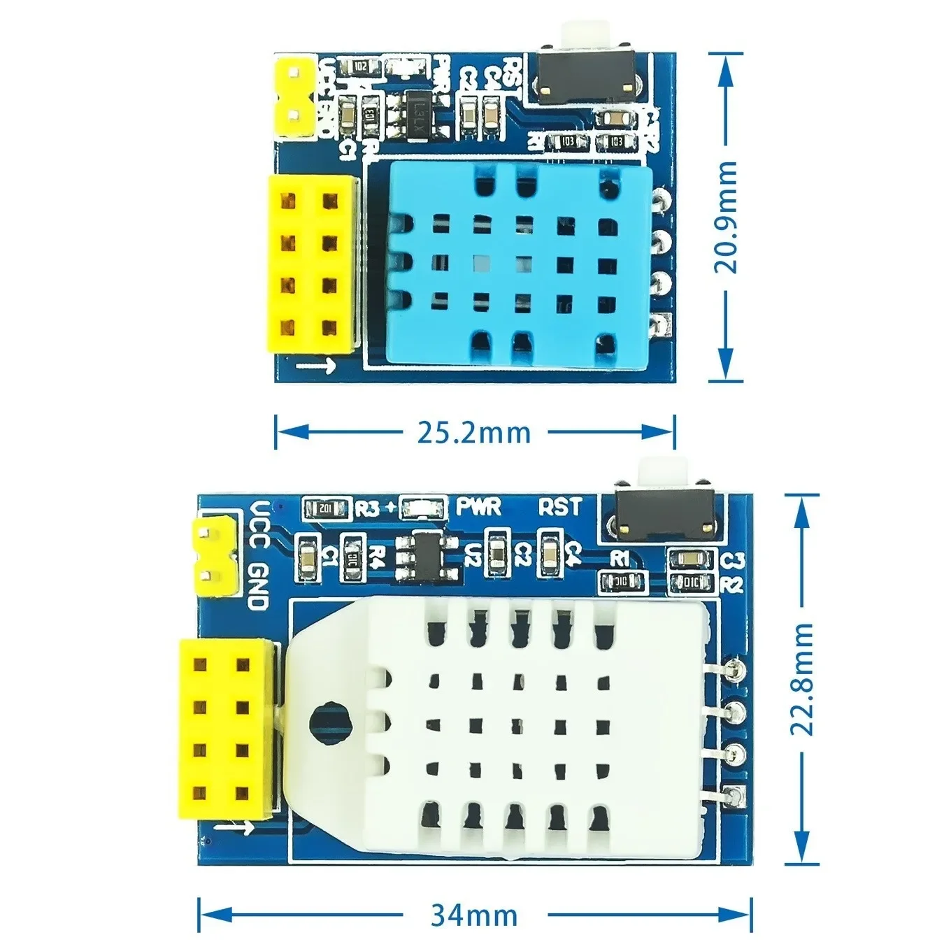 Modulo Sensore AM2302 DHT22 Per ESP8266 ESP-01/01S - Temperatura E Umidità WiFi