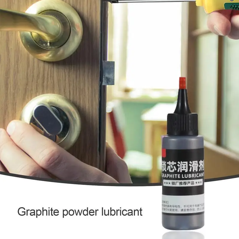 New 50ml Graphite Dry Lubricants Durables Door Lock & Hinge Lubricants Professional Door Lock Lubricant For Smooth Operation
