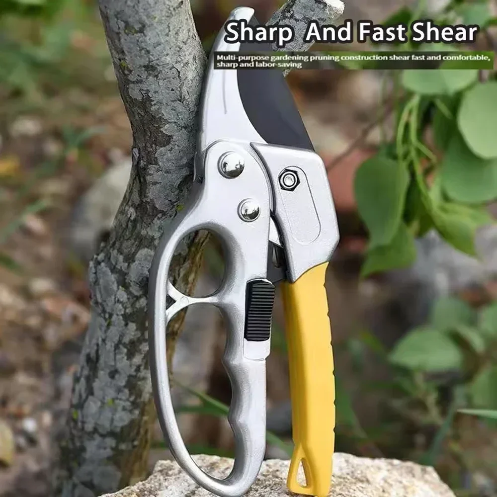 Ergonomic Alloy Steel Pruning Shears for Garden Cuts