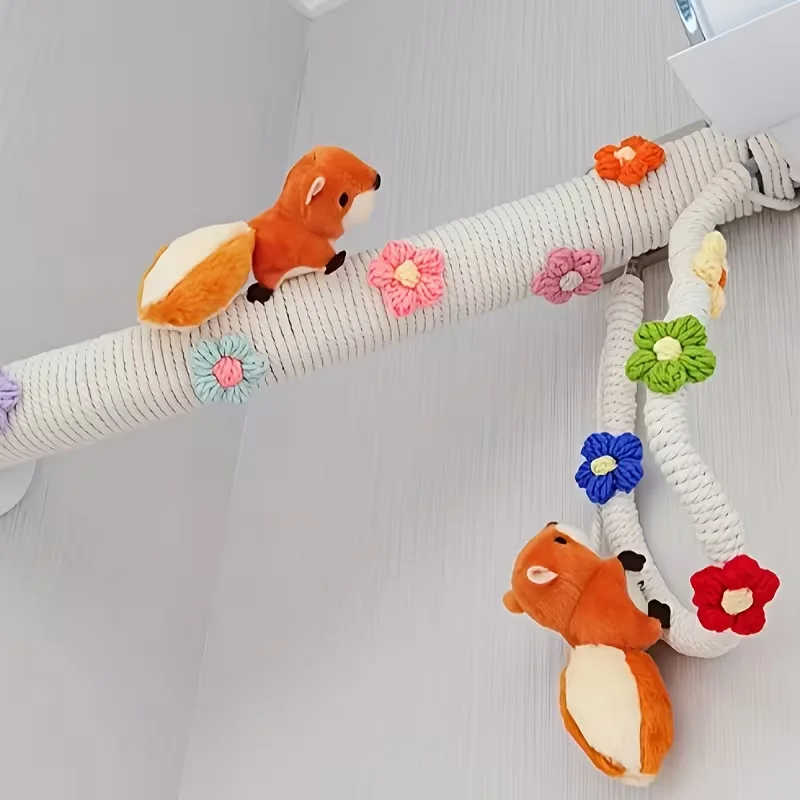 50 handgehäkelte Blumen – perfekt für Bastelarbeiten, Kleidungsdekorationen und Heimdekoration; ideal für Valentinstag und Erntedankfest – Detail 5