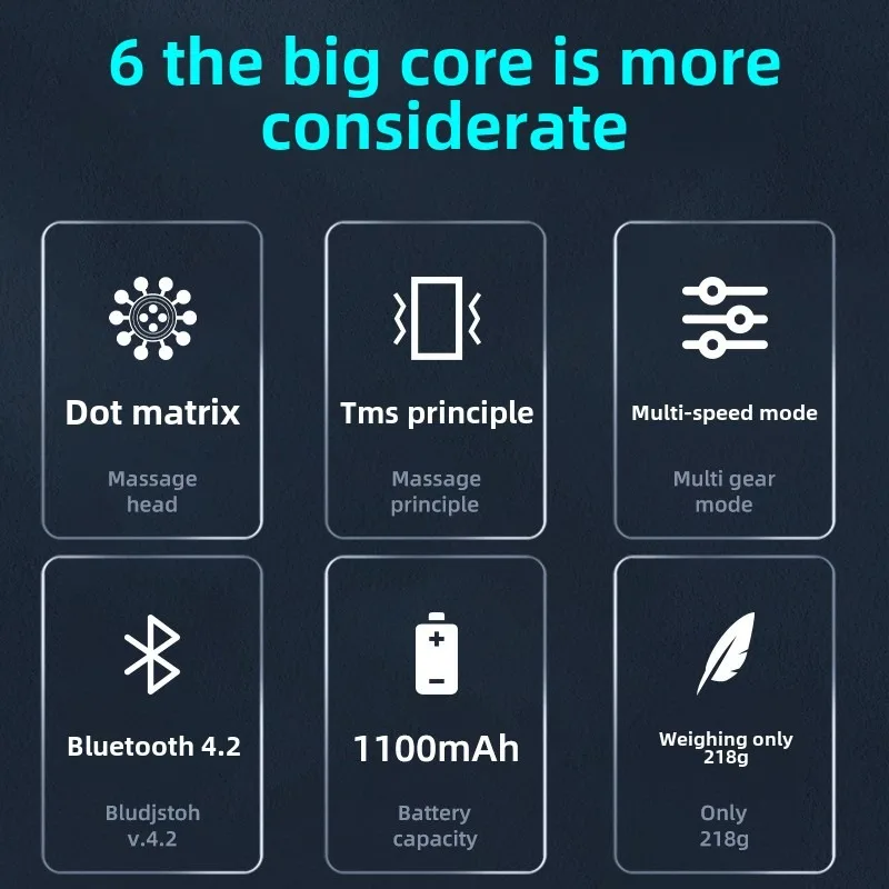 مدلك لفروة الرأس الكهربائي التلقائي بالكامل لاسلكي...
