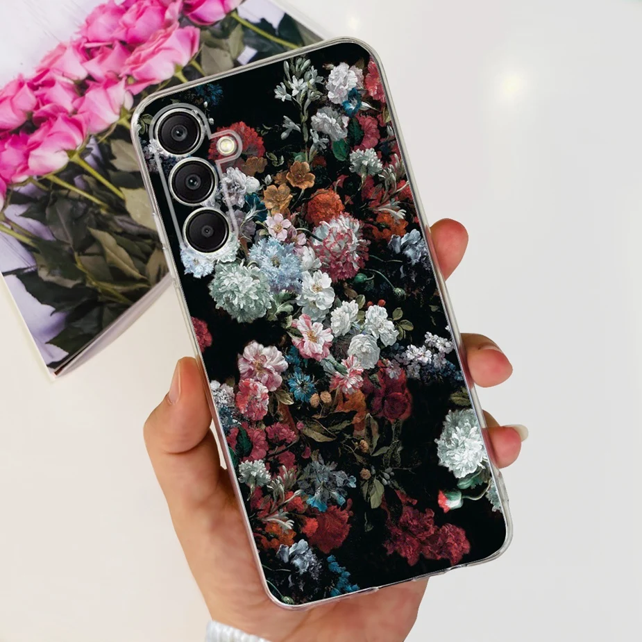 Luxury Painted Clear Silicone Case - Artistic Protective Cover