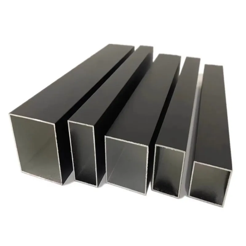 Right Angle aluminum L-shaped aluminum alloy profile U shape Groove rectangular tube aluminium tube