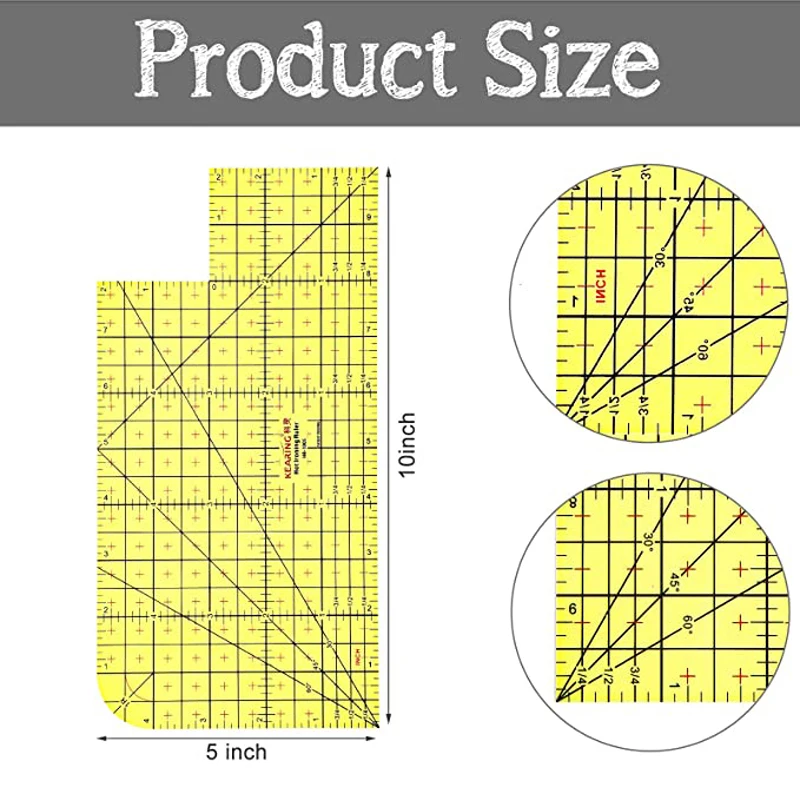 1buycart Hot Hem Ruler Professional Sewing Ironing Heat Resistance For