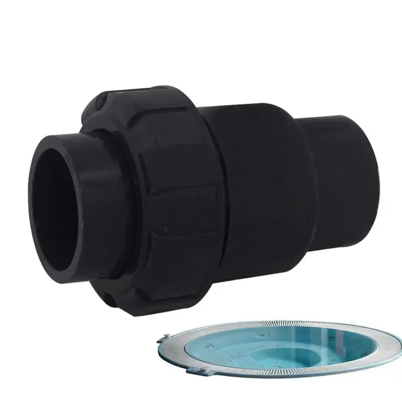 

Ball Check Valve 32mm Reliable Pool Non Backflow Valves Multifunctional Lightweight Flexible Ball Valve Pipe Connector Threaded