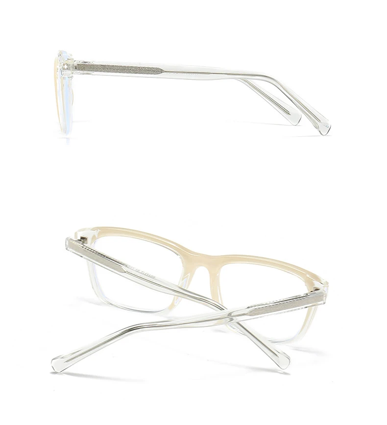 R56841 transparenter Rahmen Lesebrillen Frauen Retro bunte Brille Männer ovale presbyopische Brille diopt risch 0.5 ~ 3,5 – Detail 10