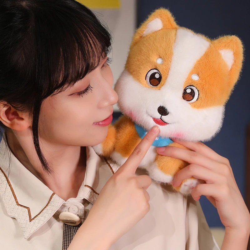 New Simulation Corgi Dog Doll Short-legged Stuffed Animal Toy Super Realistic Toy For Dog Lover Luxury Quality Home Decor Pet