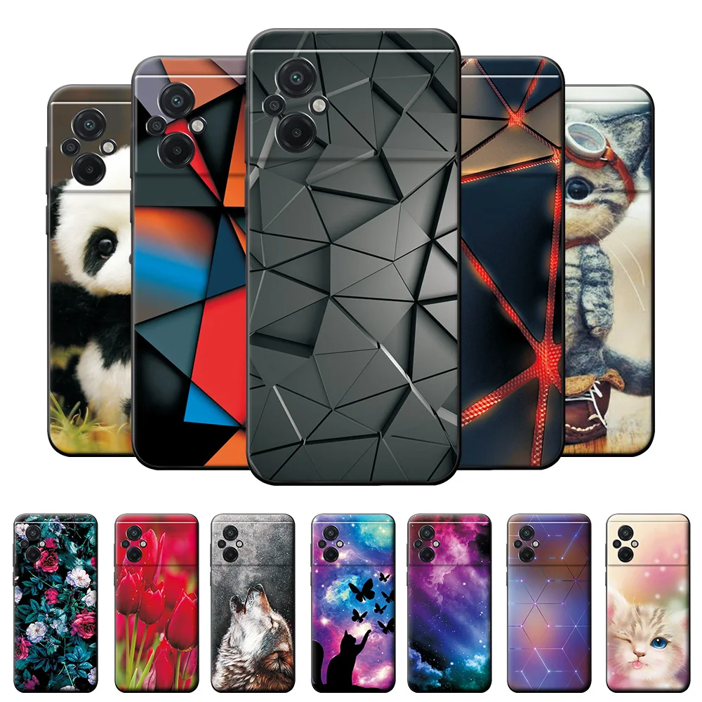 Per Xiaomi Poco M5 Custodia Poco M5 Cover Posteriore In Silicone Morbido Tpu Per Custodie Poco M5 4G Paraurti Moda Per Poco M5 6.58 "Funda Coque