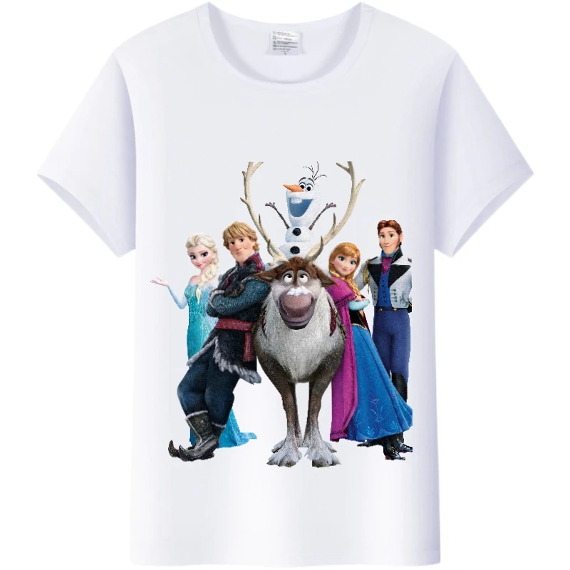 Camiseta bonita de dibujos animados de Disney para mujer, Top de