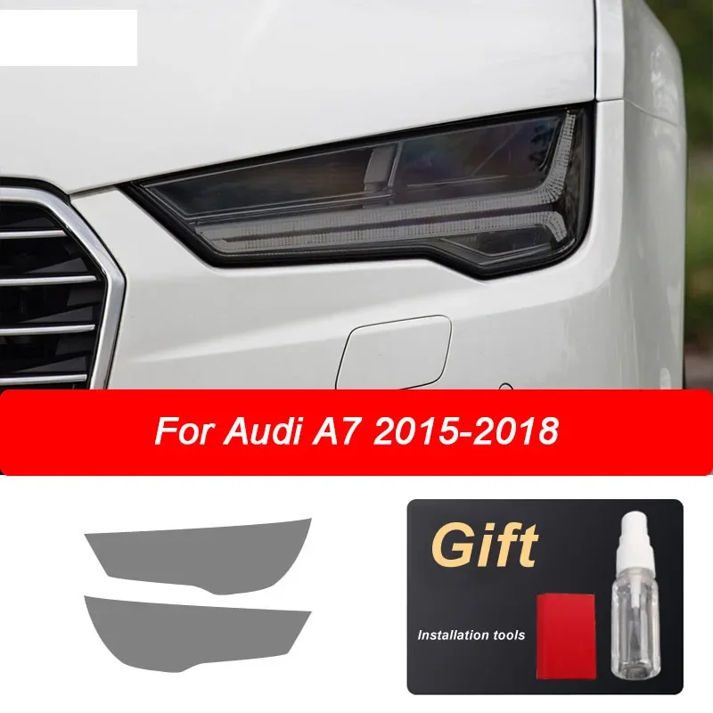 For Audi A3 8V A4 B8 B9 A5 A6 C8 A7 A8 D4 TT E-tron R8 Car Headlights Tint Smoked Black Protective Film TPU Sticker Accessories 6 For Audi A3 8V A4 B8 B9 A5 A6 C8 A7 A8 D4 TT E-tron R8 Car Headlights Tint Smoked Black Protective Film TPU Sticker Accessories 6