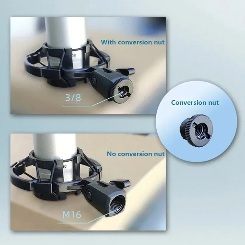Universal Professional Condenser Microphone Shock Mount Holder Studio Recording Bracket for Mic Clip