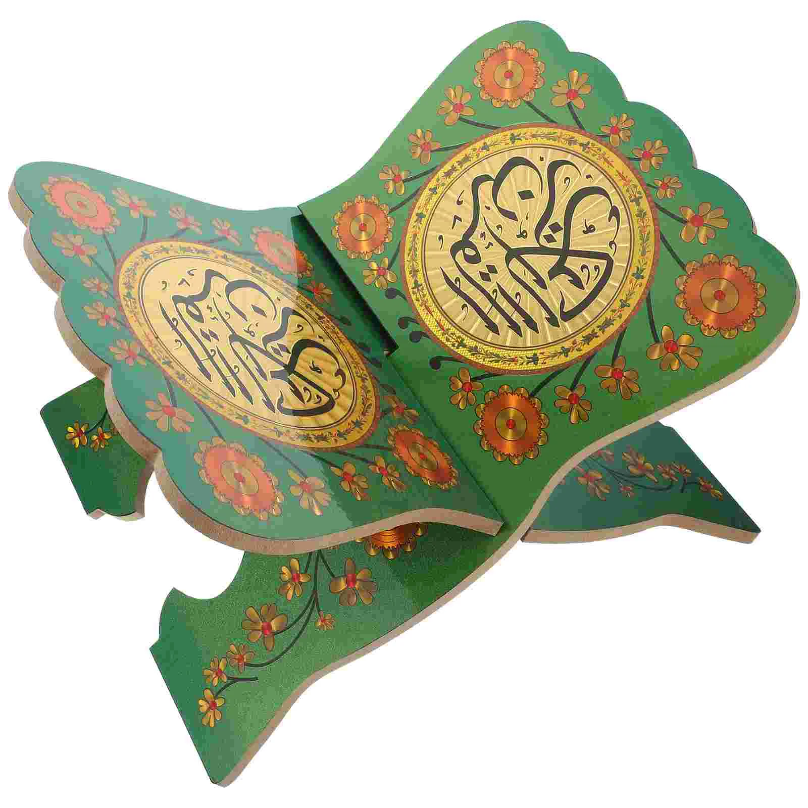 

Бытовая простая книжная полка Корана, полки, деревянная устойчивая подставка для чтения, дисплей