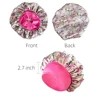 New Silk Sleeping Cap Night Hat Head Cover Bonnet Satin Cheveux Nuit For Curly Hair Care Women Beauty Maintenance Designer 4