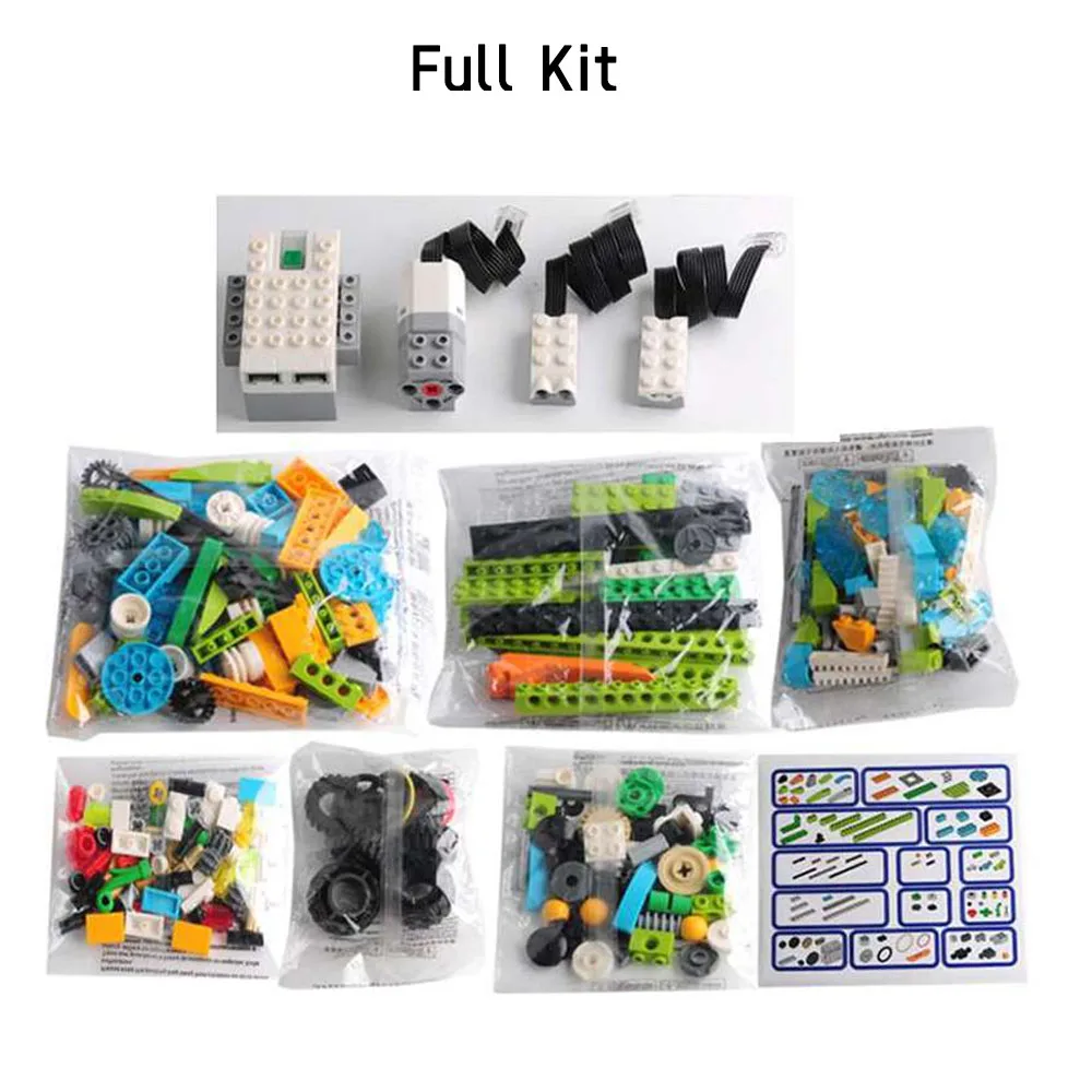 DIY Robotics Kit - 280-Piece Educational Electronic Bricks & Motor Set