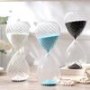 5/15/30 Minutes New Glass Hourglass Multi-Coloured Sand Timer Threaded Sand Clock Family Table Decoration Crafts Children's Gift 1