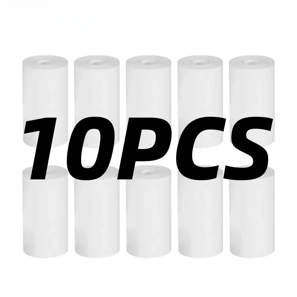 

10Rolls 57x25 MM Thermal Paper White Children Camera Instant Print Kids Camera Printing Paper Replacement Accessories Parts