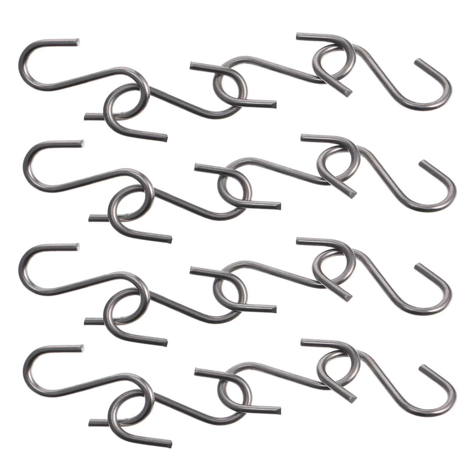 

30Pcs Stainless Steel S Hooks Steel Wire Hooks S Shaped Hooks S Hanging Hooks