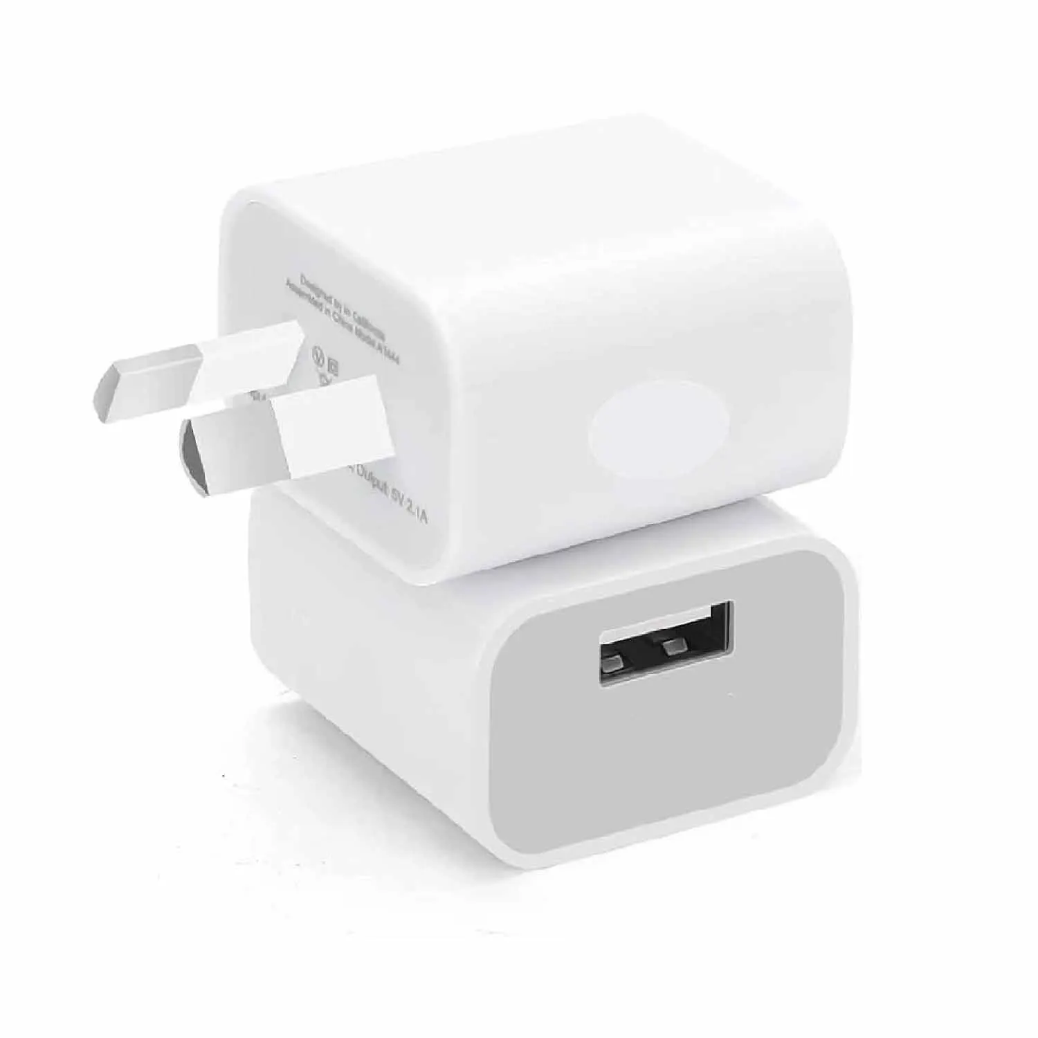 High-Speed USB Wall Charger - Efficient 5V/2.1A Power Adapter for Mobile Devices, SAA Certified