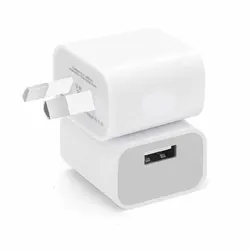 High - Speed USB Wall Charger - Efficient 5V/2.1A Power Adapter for Mobile Devices, SAA Certified