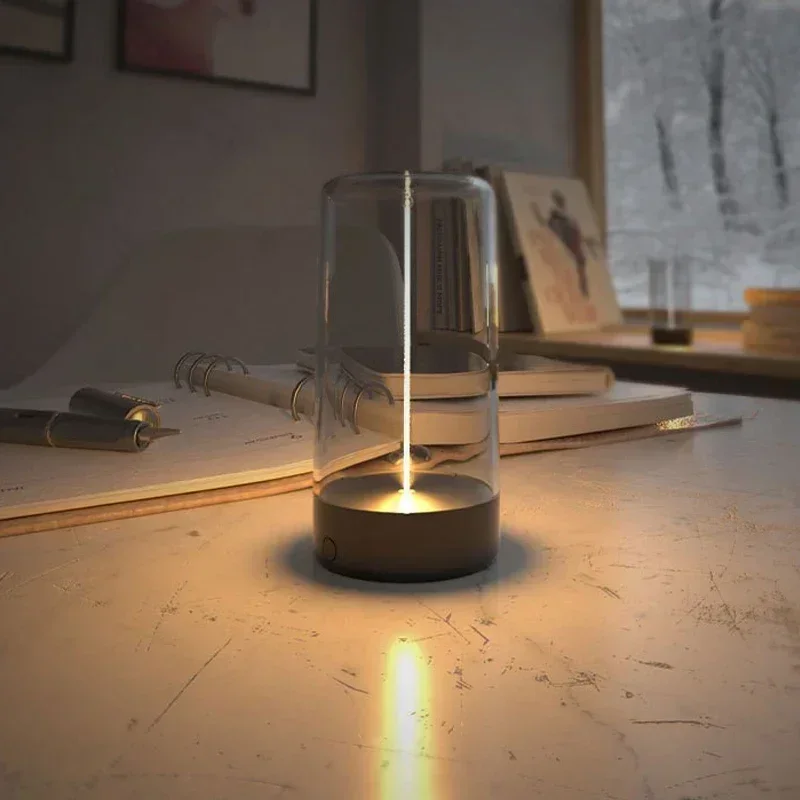 Portable LED Night Light with USB Charging and Magnet Design