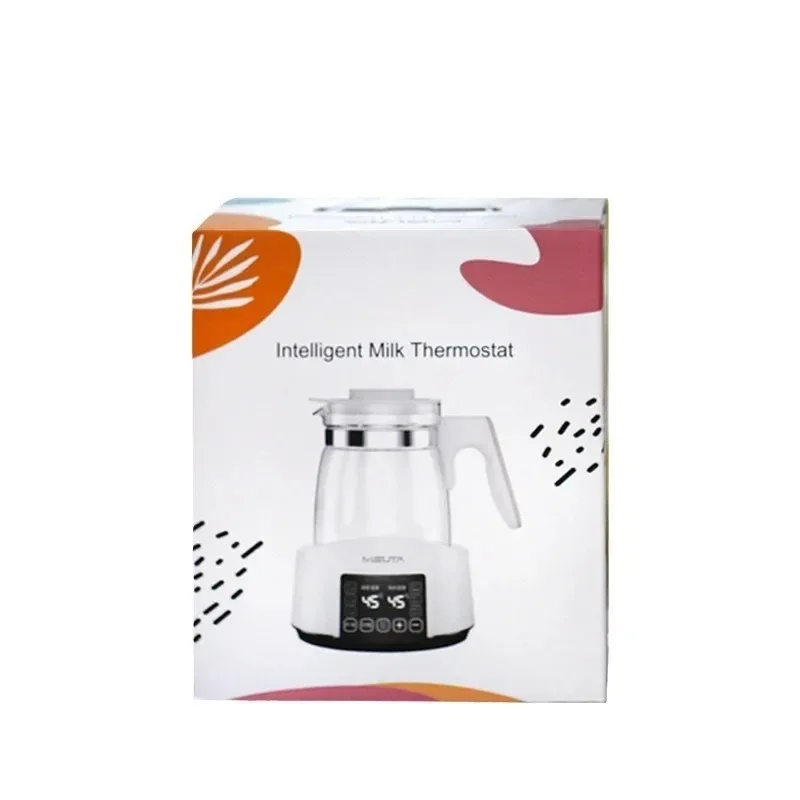 Milk Regulator Kettle 1.2L Infant Thermostatic Milk Regulator Kettle Hot Water Smart Insulation Pot Automatic Milk Warming Warm Powder GL41