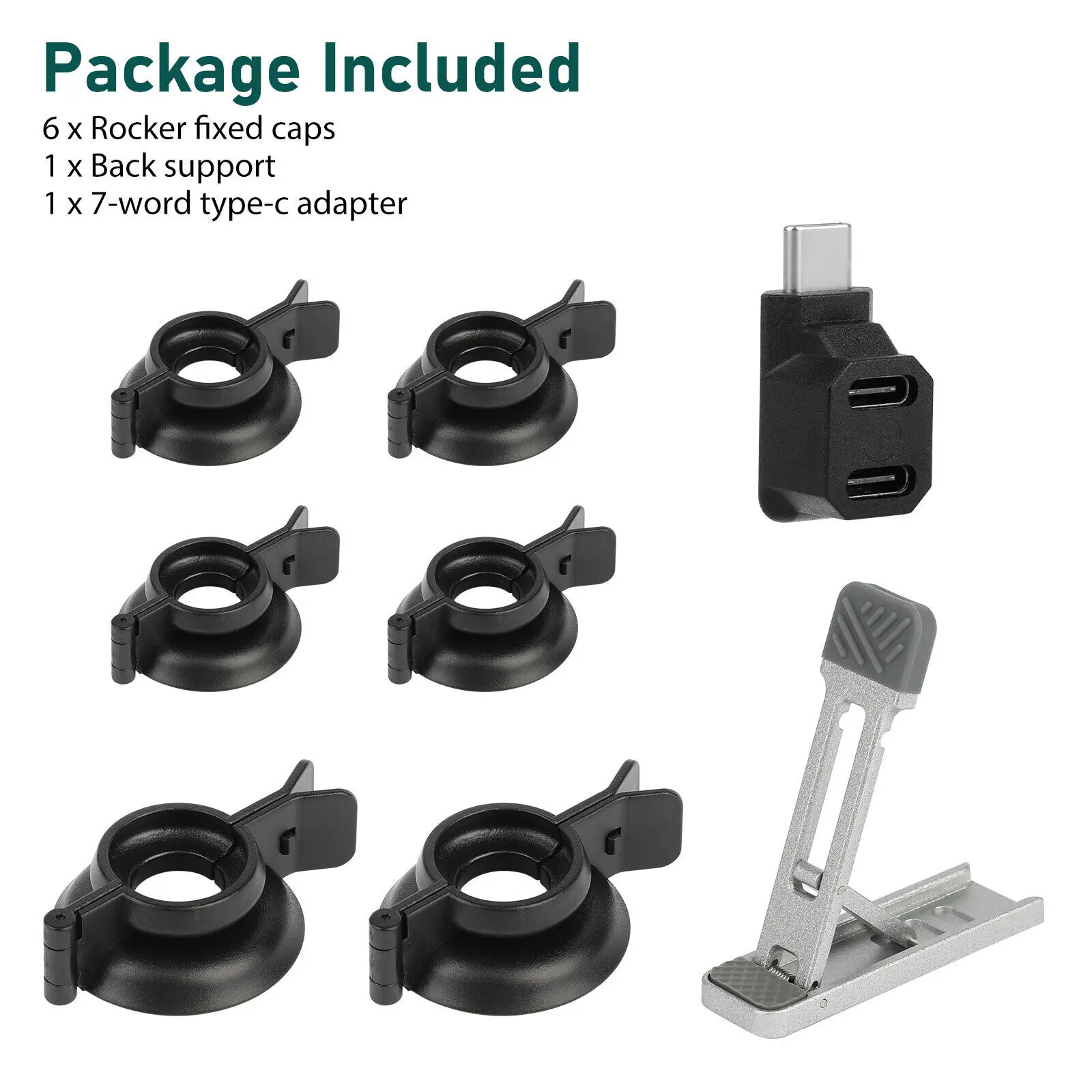 Thumbsticks Rocker Protection Kit com suporte traseiro,