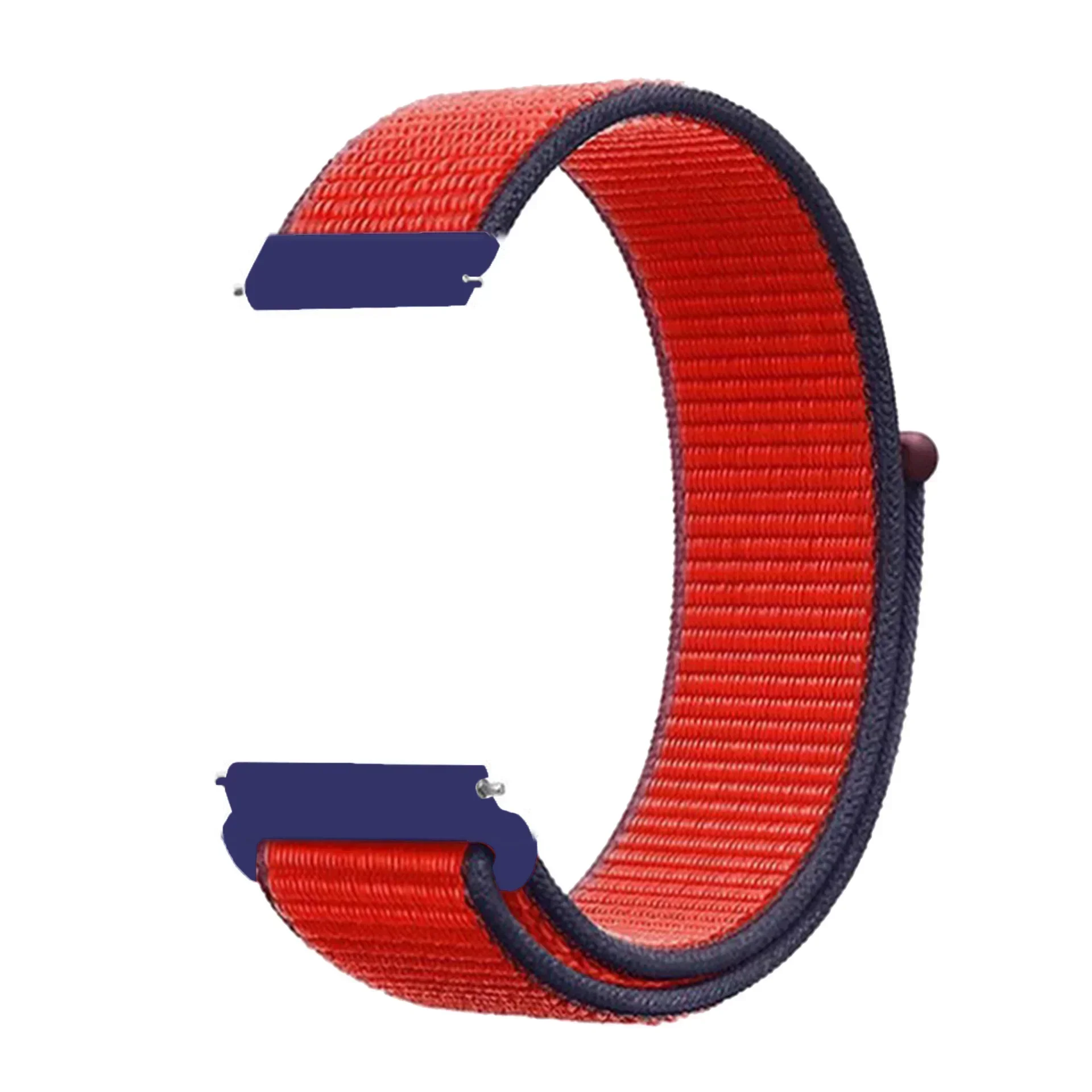 Versatile Sport Nylon Smartwatch Strap, Adjustable 20-22mm, Breathable Wristband Loop