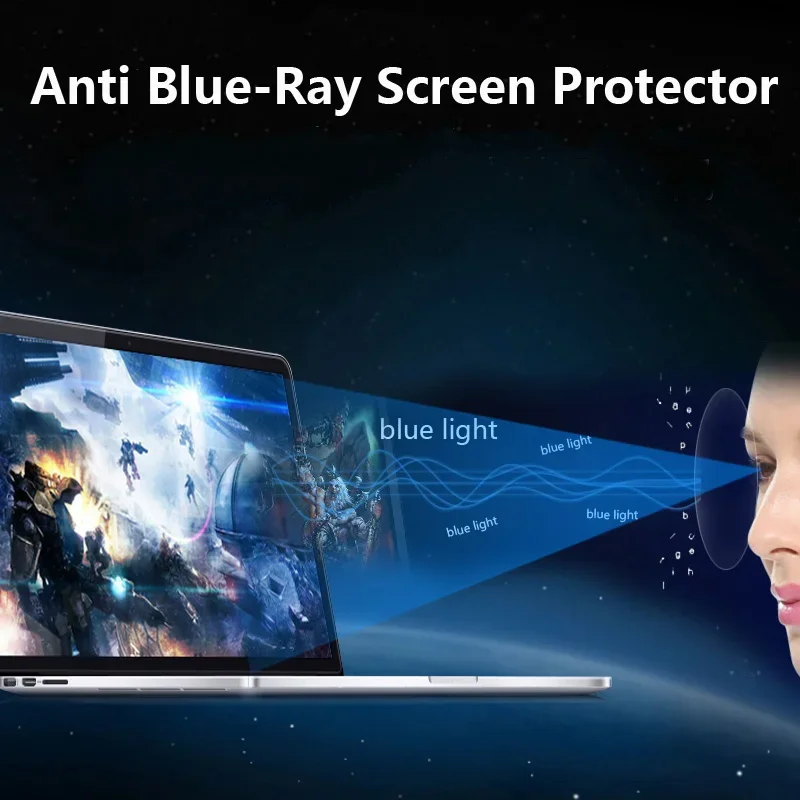 2X Anti Blue-Ray 15.6 "Cover Protettiva Per Schermo Per Asus Zenbook Pro Ux501 15.6" Touch