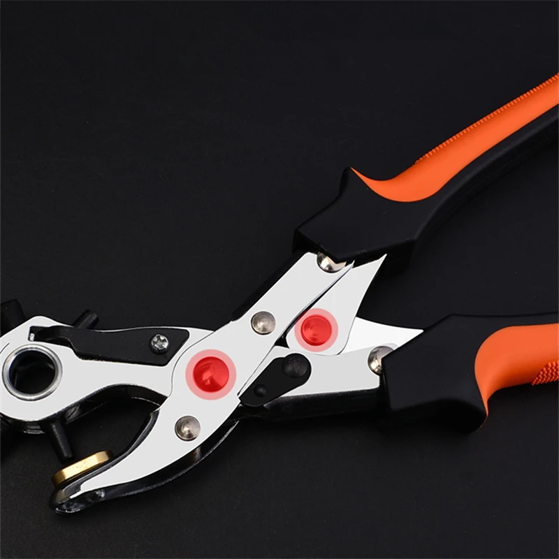 Leathercraft Paper Puncher for Leather Hole Punch Belts Stitching Plier Perforator Watchband Eyelet Piercer Leather Craft Tools