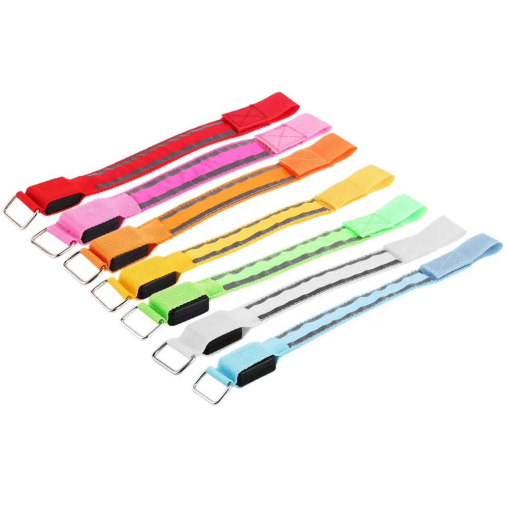 

New Arm Warmer Belt Bike LED Armband LED Safety Sports Reflective Belt Strap Snap Wrap Arm Band Armband Dropshipping 2021 Hot