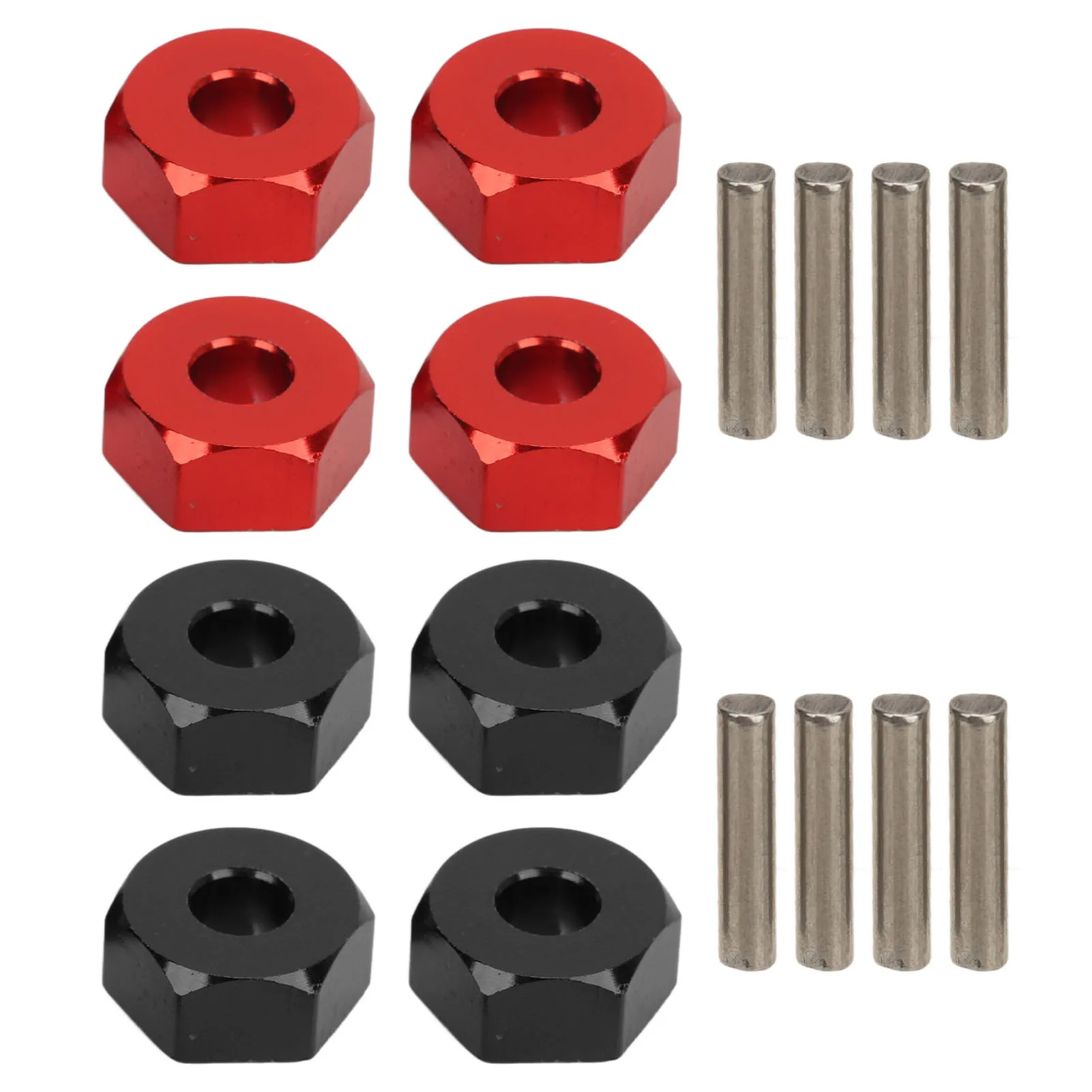 Ashata Moyeu De Roue De Karting 2 Pièces Moyeu D'essieu Arrière De Roue Cannelée 3 Goujon 17