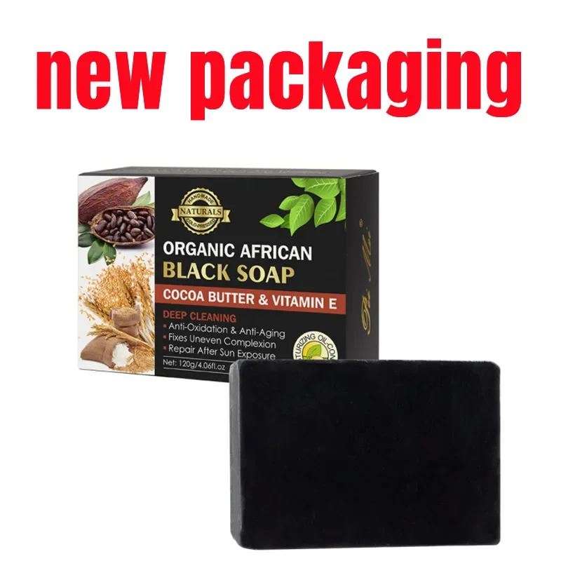 African Black Soap Remove Melanin Anti-aging Beauty Moisturizing Natural Bath Body Treatment