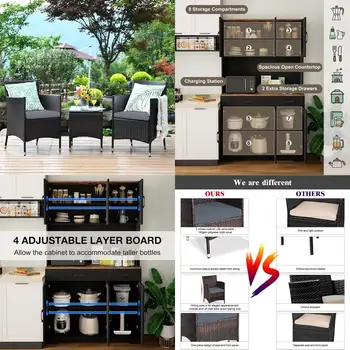 Tranquil Wicker Patio Set 1