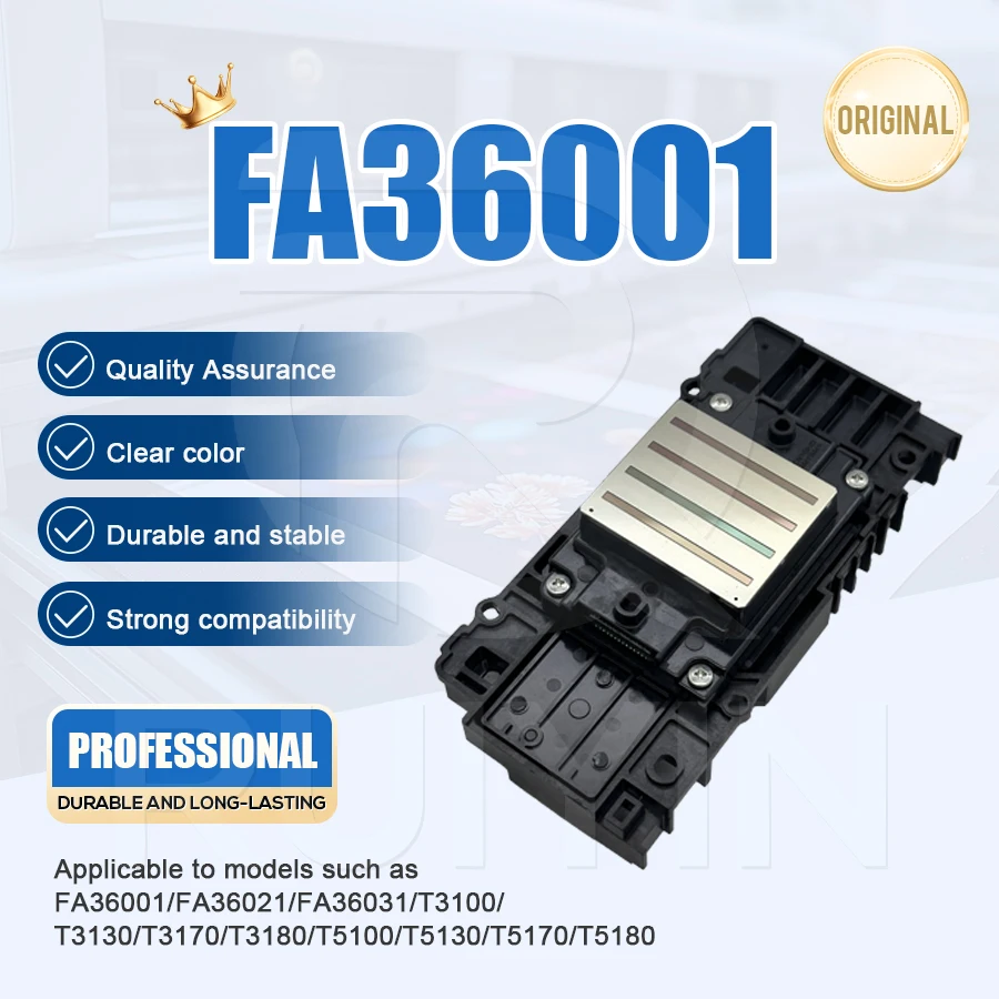 100% 새 FA36001 FA36021 FA36031 프린트헤드 (엡손 슈어컬러 T3100 T3170 T3180 T5100 T5130 T5170 T5180 F570 프린터용)