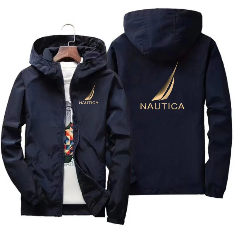 

2023 Spring and Autumn New Men's Hooded New Outdoor Adventure Travel Raincoat Summer Jacket Loose Waterproof Coat