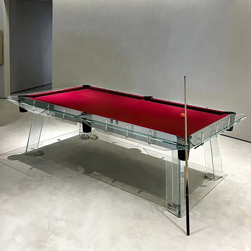 Tavolo da Biliardo in Cristallo e Vetro alla Moda 2026, Stile Moderno, 7ft, 8ft, 9ft - immagine 5