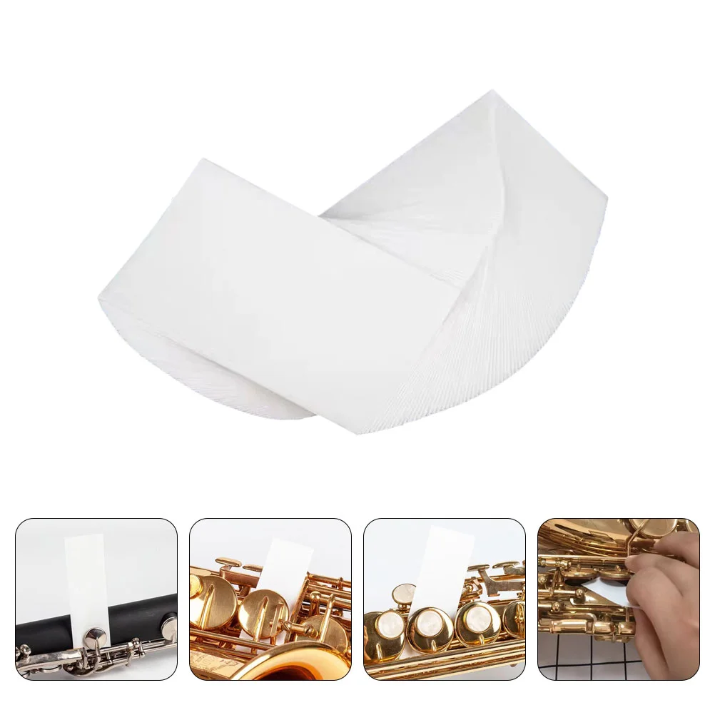 

100Pcs Absorbent Paper General Accessories for Instrument Cleaning and Maintenance (White)