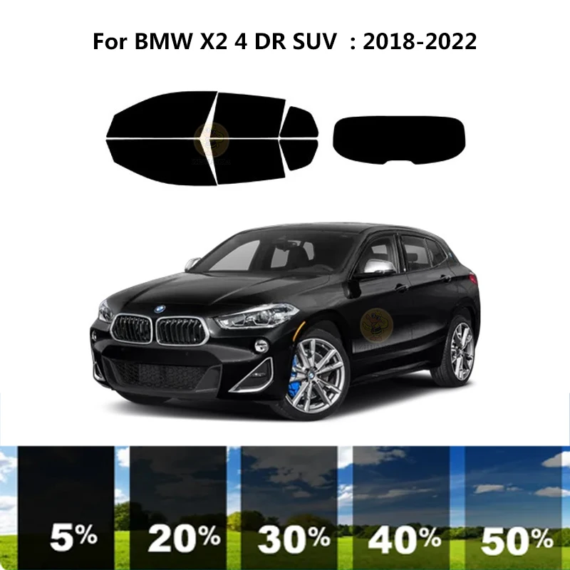 

Precut nanoceramics car UV Window Tint Kit Automotive Window Film For BMW X2 F39 4 DR SUV 2018-2022