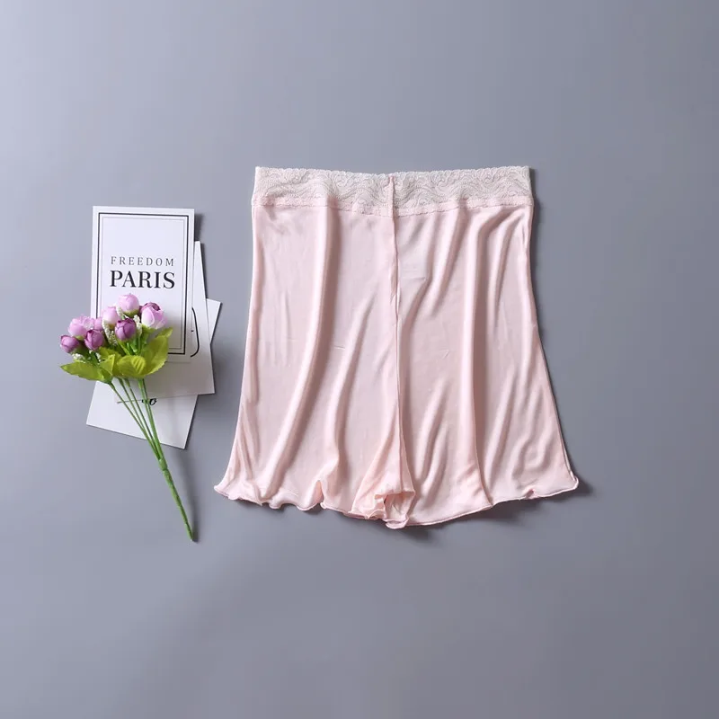 Summer Natural Mulberry Silk Shorts Under Skirt Women Thigh Comfortable Shorts Ladies Underwear Safety Pants Plus Size