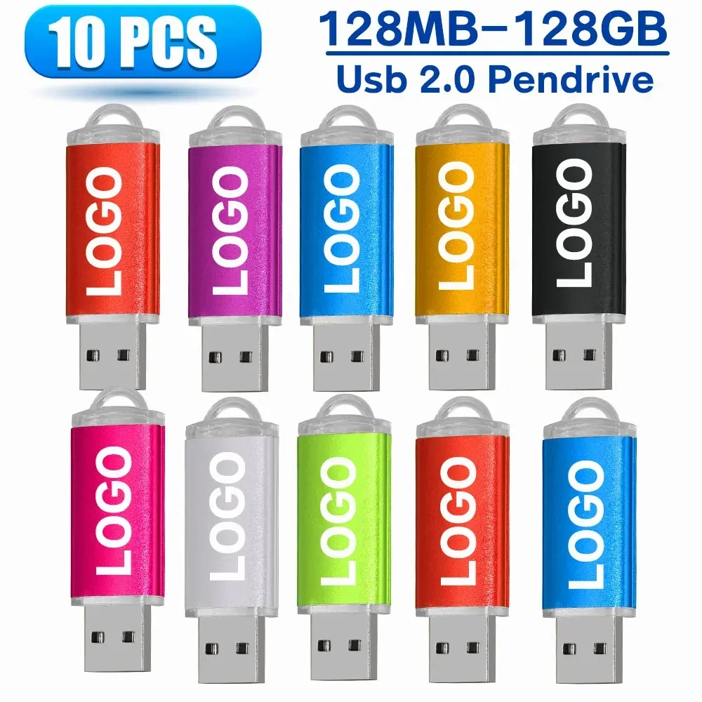 

Free Custom 10PCS/lot USB Flash Drive Pen Drive 256MB 512MB 1GB 2GB 4GB 8GB 16GB Pendrive Memory Stick 32GB 64GB 128GB USB Stick