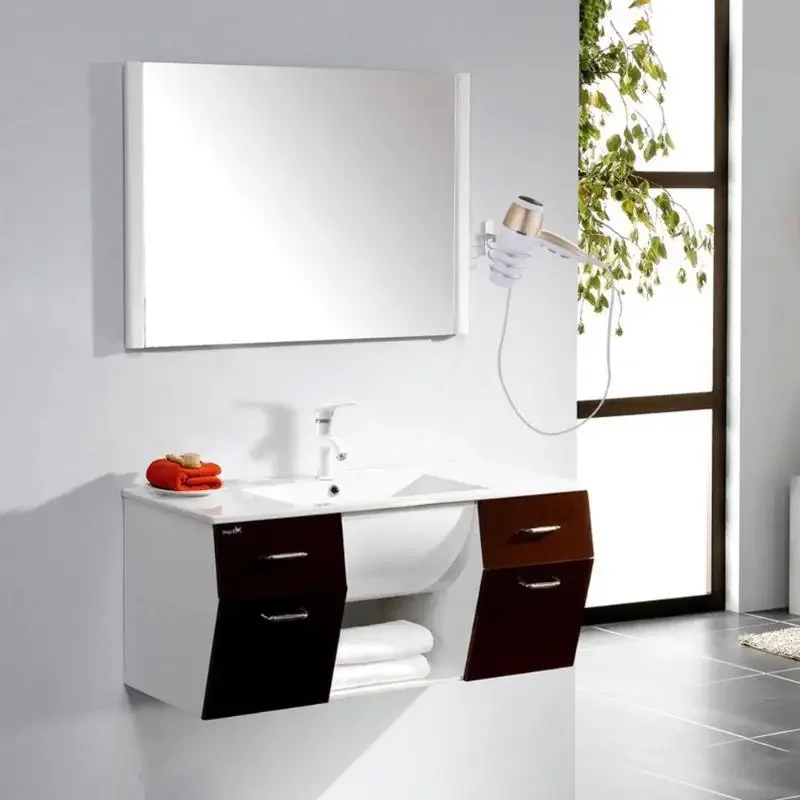 Hair Dryer Holder Storage Rack Bathroom Shelf Accessories